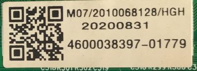 KIT DE TARJETAS PARA TV WESTINGHOUSE·ROKU TV SMART / MAIN MS16010-ZC01-01 / 2E01413C0 / KB6160A / 4600038 / T-CON 7ACDJ1013 / E89382 / FUENTE TV5006-ZC02-02 / 303C500606J / E021M289-T1 / E021M431-H1 / E021M460-B2 / PANEL V430DJ1-Q01 / MODELO WR43UX4019 - Imagen 2